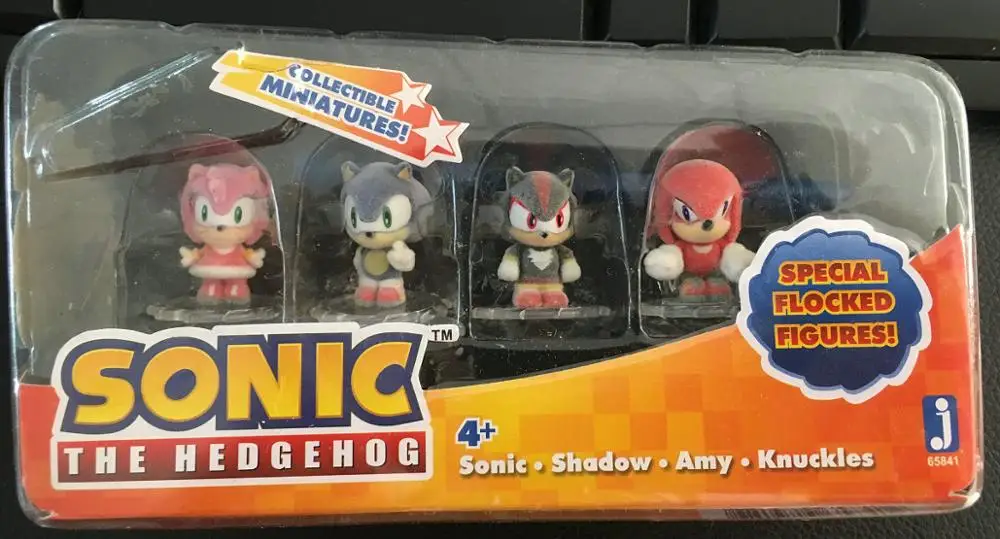 Sonic 1-Inch мини-фигурка 4-Pack экшн-фигурка коллекция игрушек - Цвет: out of box