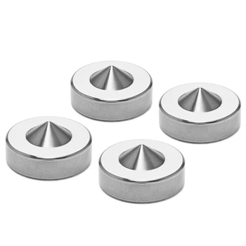 

4Pcs stainless steel shock speaker spikes bookshelf speaker box decoder shock CD Player tube amp machine feet