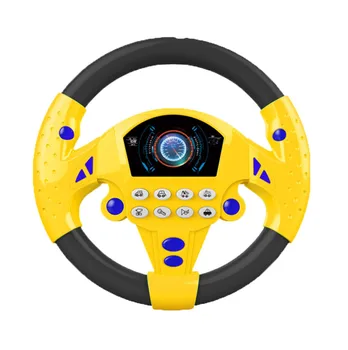 

Original 20.5*19.7*6cm Electric Musical Instruments Baby Steering Wheel Development Educational Toys For Children Birthday Gift