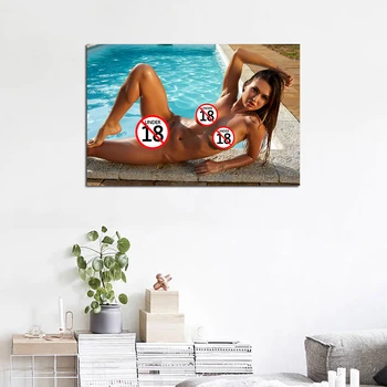 

Wall Art Posters and Prints Beauty Girl Hot Body Sexy Model Charming Woman Modern Canvas Paintings for Living Room Decor