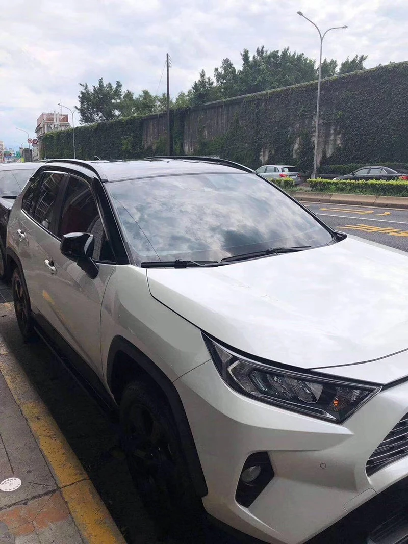 Багажник на крышу Чемодан бар для TOYOTA RAV4 стеллажи для выставки товаров алюминиевый сплав винт Установка Высокое качество аксессуары