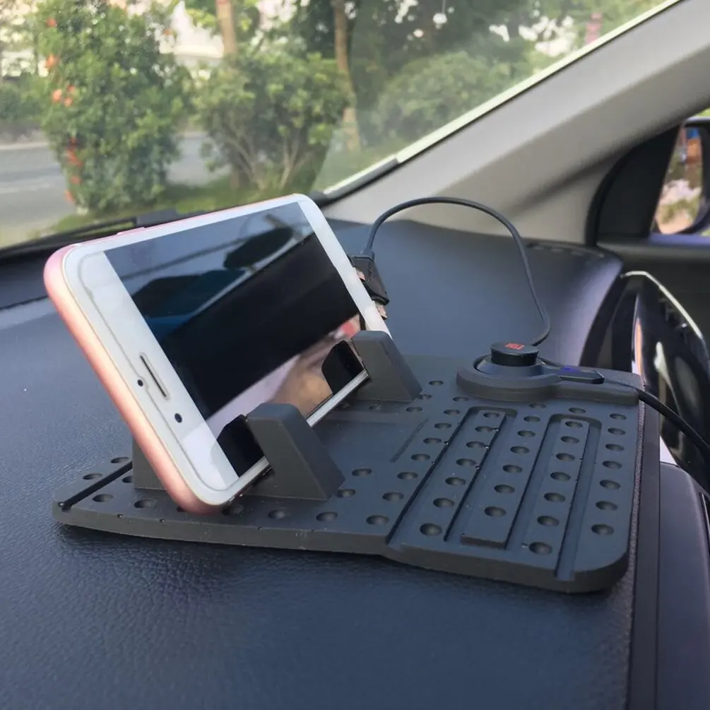 Мягкий силиконовый держатель для мобильного телефона Gps для приборной панели автомобиля нескользящий коврик настольная подставка для Iphone/Android