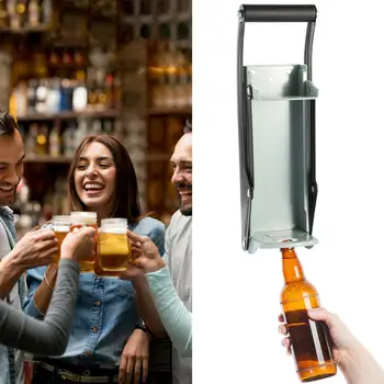 

500ML Large Beer Tin Can Crusher Wall Mounted Recycling Tool Bottle Opener Cap Gun Beer Wine Opener Kitchen Accessories