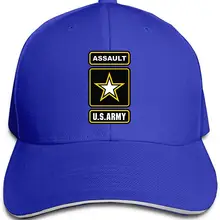 Бейсбольная Кепка унисекс для армии США, Классическая Регулируемая Кепка на липучке