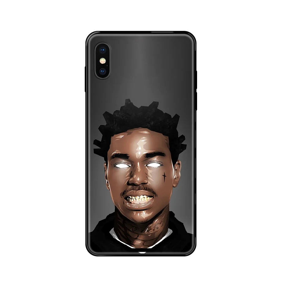 kodak black rap singer Phone case For iphone 4 4s 5 5S SE 5C 6 6S 7 8 plus X XS XR 11 PRO MAX 2020 black art prime fashion Etui