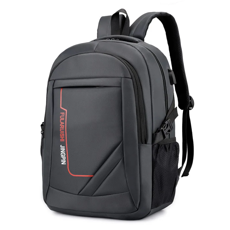 

USB Charging Laptop Backpack Men 15.6 Inch Waterproof Notebook Backpack Male Large Capacity Oxford Student Bagpack for Teenage