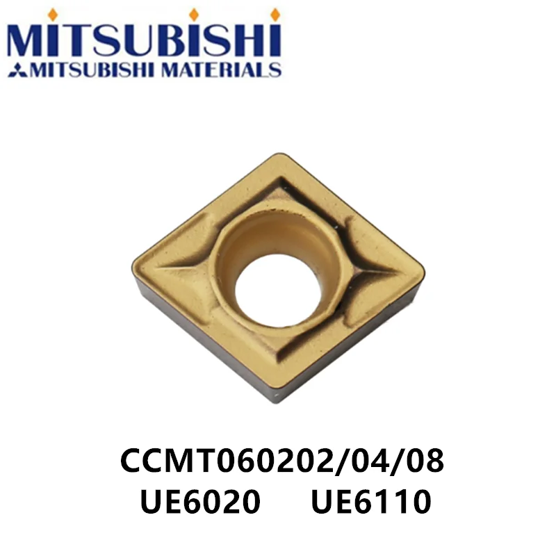 Mitsubishi CCMT060204 UE6020 твердосплавные вставки токарный станок с ЧПУ Резак внутренний токарный инструмент hss s12m-sclcr06 сталь CCMT0602 CCMT060208