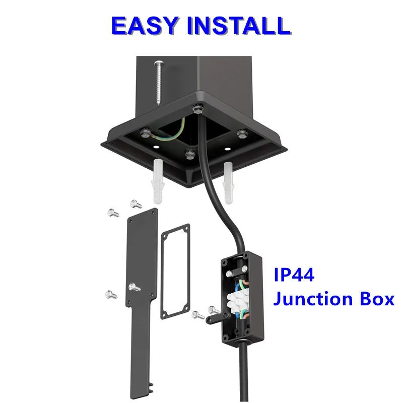 coluna de energia a prova d39agua tomada externa para decoracao 02