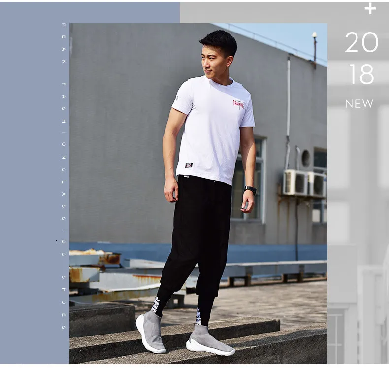 Пик тренд высокого класса slip-on сапоги удобные дышащие уличные для улицы и Досуга кроссовки пара прогулочная обувь
