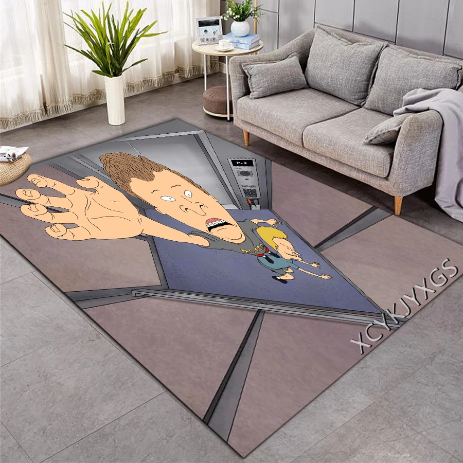 

Beavis and Butt-head 3D Print Carpet Square Anti-Skid Area Floor Mat Rug Non-slip Mat Dining Room Living Room Soft Bedroom S92