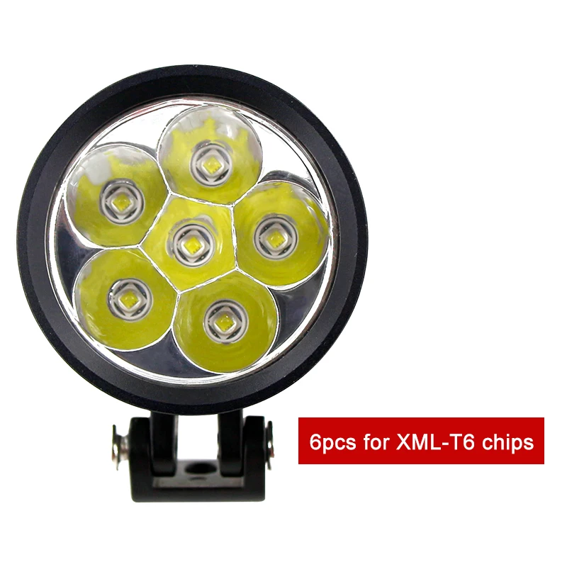 2pcs Motorcycle Headlights 60W 12000LM 6000k led chips Motorbike Spotlight add Color changing lamp cover white/yellow/Red/Blue