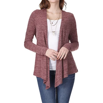 

New V-neck Bandage Female Open Stitch Sweater Women Vintage Loose Knitted Cardigans Lace Up Solid 2018 Autumn Outwear