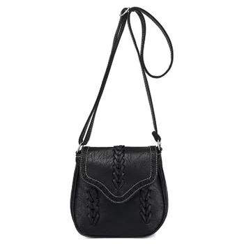 

Fashion Women Street Shoulder Bag Portable Envelope Small Square Retro Buckle Zipper Mini Crossbody Bags Casual Leather Bags