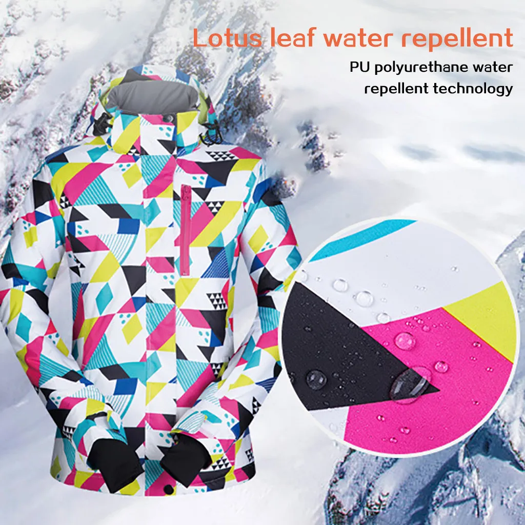 Зимний лыжный костюм мужская куртка пальто холодный и ветрозащитный влагостойкий теплый водонепроницаемый высокий водонепроницаемый теплый лыжный костюм