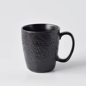 

Nordic Coffee Mug Creative Ceramic Korean 3D Flower Reusable Simple Breakfast Bubble Tea Cup Tazas De Cafe Gift Ideas EC50BZ