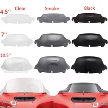 Windscreen-Cover Windshield-Fairing Street-Glide Touring Harley Electra for Smoke/clear4.5''