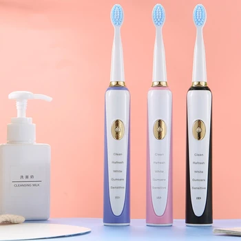 

Sonic Electric Toothbrush Adult Ultrasonic Automatic Toothbrush USB Rechargeable Washable Electronic Whitening Timer Brush