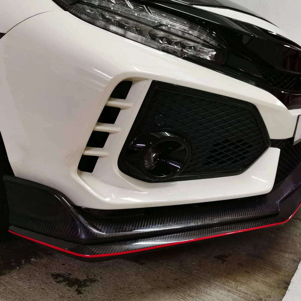 ОЕМ Передняя уплотнительная прокладка из углеродного волокна для Civic type R FK8 OEM style