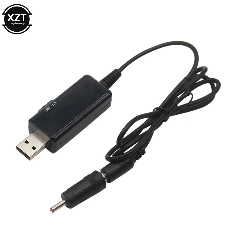 USB к DC повышающий преобразователь кабель 5 в шаг до 9 в 12 В Регулируемое напряжение повышающий вольт трансформатор DC регулятор мощности с переключателем