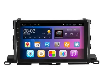 

10.1" rotate screen quad core 2.5D IPS screen android 8.1 Car radio GPS Navigation for Toyota Highlander Kluger 2014-2016
