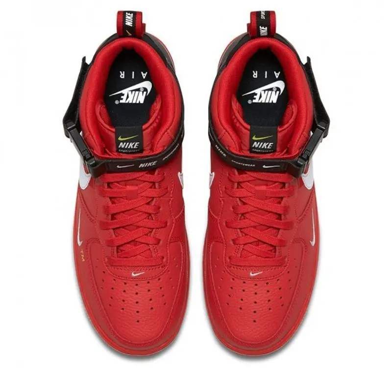 Оригинальные подлинные мужские ботинки для скейтбординга от NIKE AIR FORCE 1, модные дышащие уличные Нескользящие удобные трендовые 804609