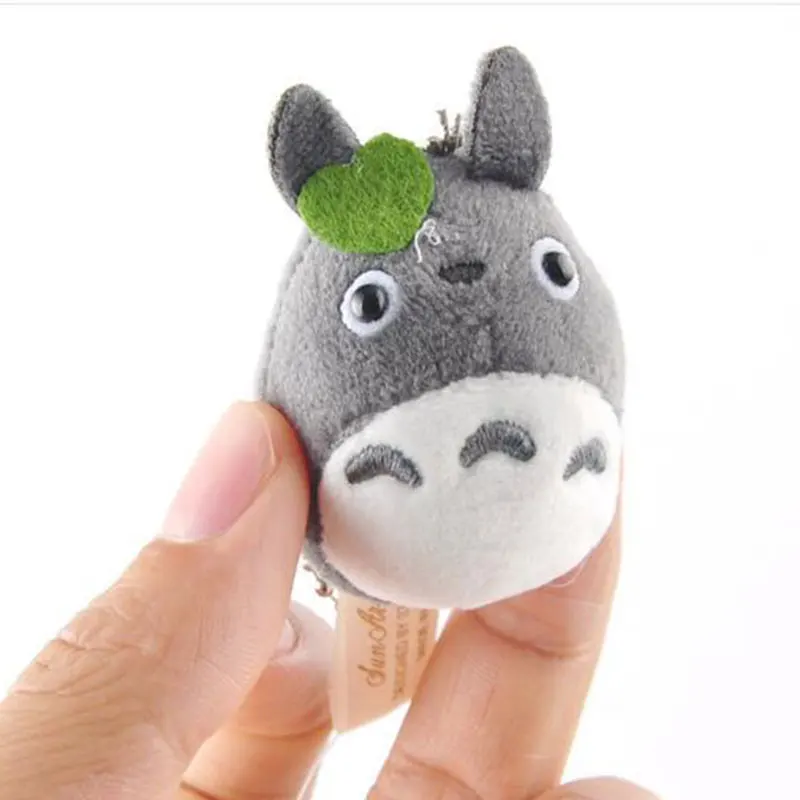 5 см 10 шт./лот аниме Мой сосед Тоторо Плюшевые игрушки Kawaii брелок кукла мини сумка украшения Подвески Подарки для детей