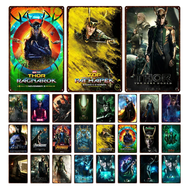 Thor Ragnarok оловянный постер винтажный металлический Ретро Классический для фильма
