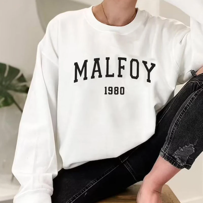 Толстовка Draco Malfoy для женщин и мужчин толстовка со слизерином свободная Осенняя с
