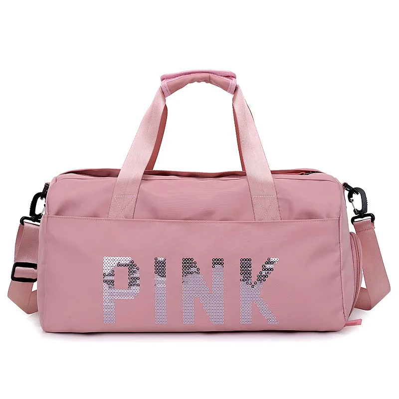 Модная и спортивная сумка для спортзала, женская сумка для йоги, Влажная и сухая разделительная обувь, сумка на плечо, тренировочный пакет, цилиндр, ручная трав