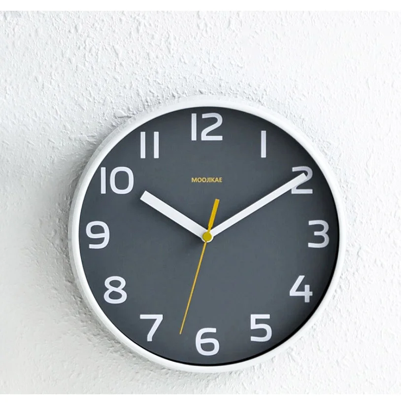 MJK201-H Minimalistischen Wohnzimmer Uhr europyeischen kreativation Tisch Wand hyengen Uhr Schlafzimmer Pendel Stumm Uhr Настольный Dekor - Цвет: MJK201-H