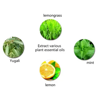 

24Pcs Mosquito Repellent Stickers DIY Cartoon Animal Deet-Free Anti-Insect Patch K1KC