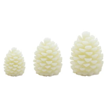 

S/M/L Pine Cone Light Warm White Ornaments Electric Candle Pine Cone Flameless Night Light Home Decor Light