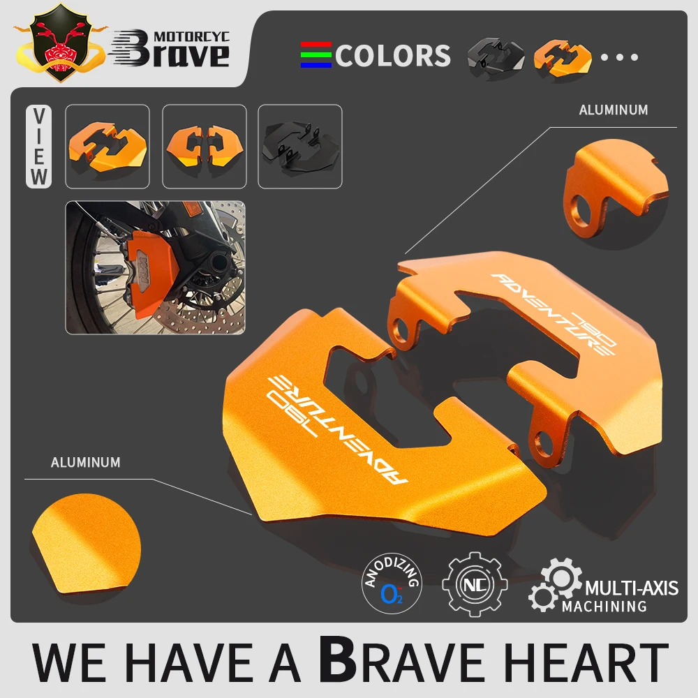 

For KTM 790 Adventure 2019 2020 Motorcycle Front Brake Caliper Cover Guard Protection 790adv Front Brake Caliper Cover Guard