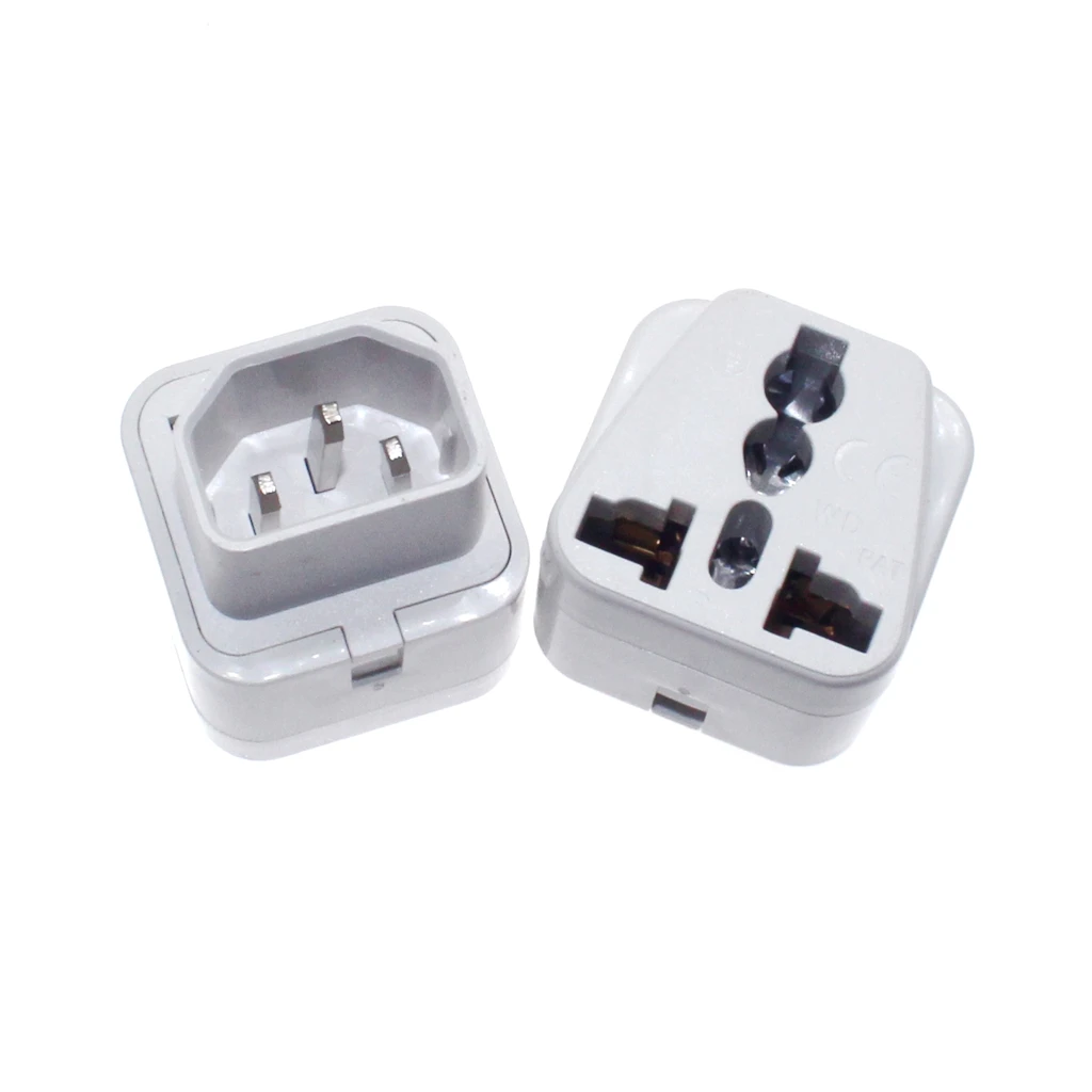 Description Picture 4 of itemIEC 320 C14 UPS Power Connector Plug, 10A 250V Universal Female AU/US/UK/EU Socket To C14 Male Converter Power Adapter Black/Whi