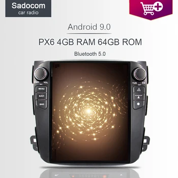 

PX6 DSP Tesla 9.7" Android 9.0 For mitsubishi outlander 2007-2011 Car DVD Player Car Radio Multimedia Navigation GPS autoradio