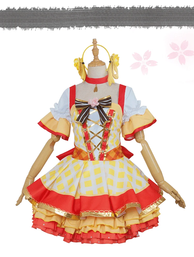 Аниме Love Live! Букет боготворили все члены форма Hallowas печати вечерние платье Косплэй Костюм Униформа Cos