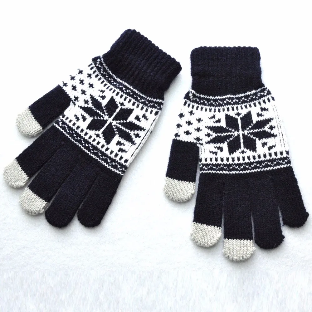 Модные мужские и женские зимние перчатки с надписью, кепки для активных смартфонов, вязаные мягкие перчатки для экрана, тактические перчатки, Handschoenen