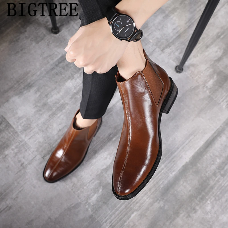 mens dress shoes boots