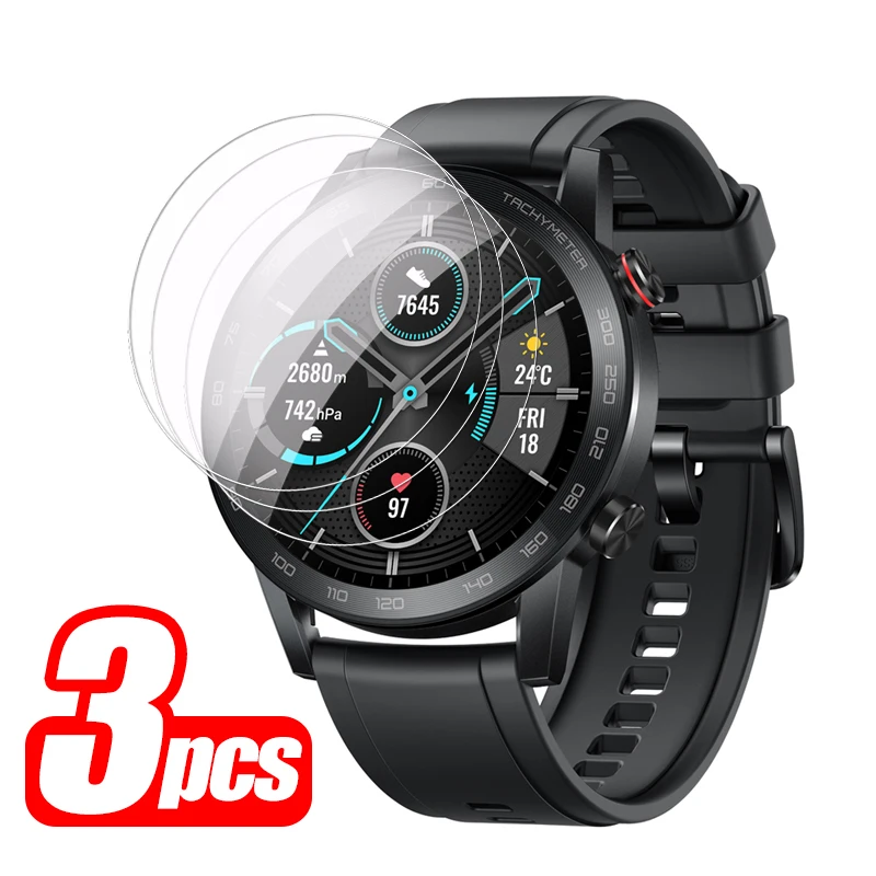 3pcs Protective Tempered Glass For Huawei Honor Magic Watch 2 / GS Pro /  GT2 GT 2 46mm Screen Protector Smartwatch Accessories - AliExpress Consumer  Electronics