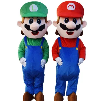 

[TML] Cosplay Super Mario Bros Mascot Costume Cartoon character costume Advertising Costume Party Costume Animal carnival toy