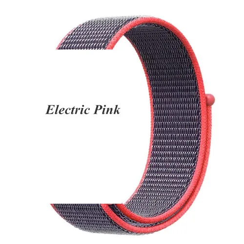 Q9 Nylon Loop Strap For Q3 Q8 Q8A Sport Watch Band Smartwatch Silicon Wrist Bracelet Replacement Quick Release belt