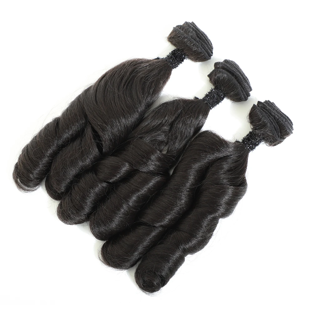 Синтетические вьющиеся волосы, пряди, весенние вьющиеся волосы, 5 пряди, натуральный черный, 240 г, все в одной упаковке, наращивание волос