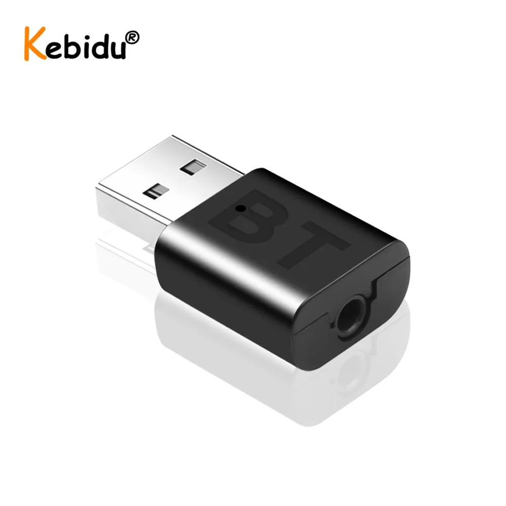 Kebidu-receptor de Audio con Bluetooth 5,0, adaptador inalámbrico, AUX, RCA, 3,5 MM, 3,5, conector USB, música, estéreo, Dongle para coche, TV, PC, altavoz