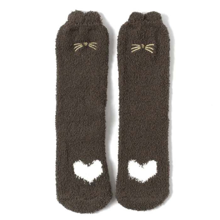 High Quality Winter Cat Claws Cute Thick Warm Sleep Floor Socks for Women Girls Home Indoor NCM99
