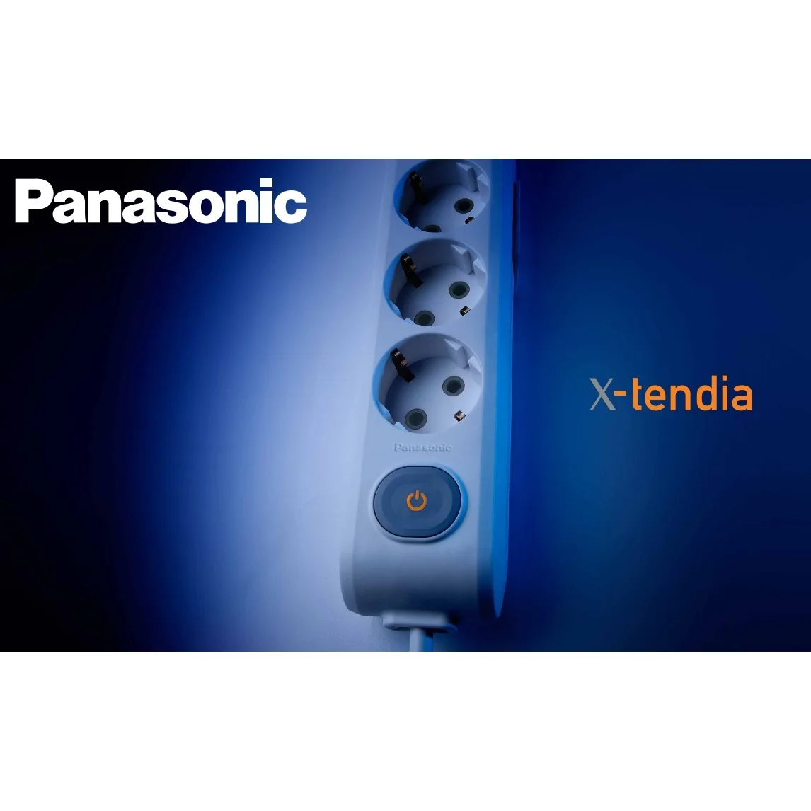 Удлинитель Panasonic X tendiaWLTA04552BL RU 5 метров|Сетевые шнуры и удлинители| |