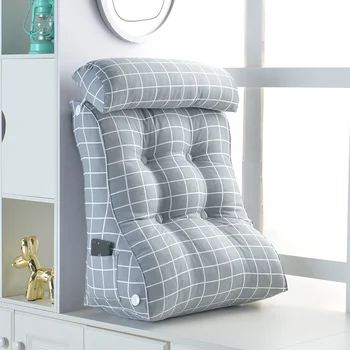 

Japanese Printed Bedside Cushion Large Triangle Seat Back Chair Floor Cushion Gift Soft Bag Bed Pillow Home Decor BB50KD