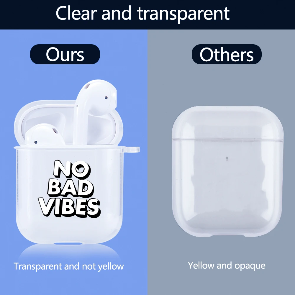 Мягкий силиконовый чехол со смайликом для Airpods с отверстием Air Pods Роскошный Pod