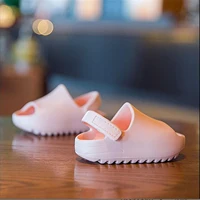 Summer Toddler Kids Slip-On Sandals Slippers Infant Boys Girls Foam Beach Slides Bone Shoes Children Lightweight Water Shoes 4
