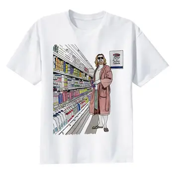 

Summer Mens T-Shirts Short Sleeve TShirt Men Funny Supermarket Shopping Man Print Male O-Neck T-Shirt Men's Top Tees