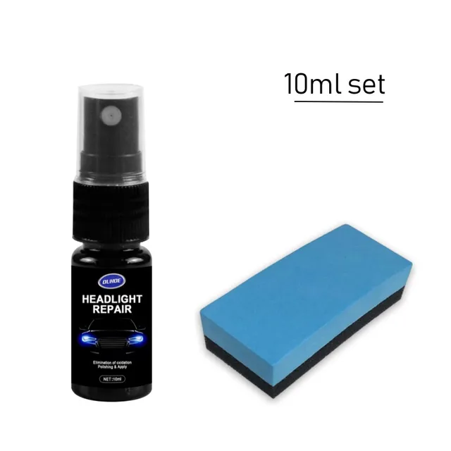 10ml Car Headlight Repair Coating Solution Repair Kit Oxidation Rearview Coating Headlight Polishing Anti-scratch Liquid Agent 10ml  set